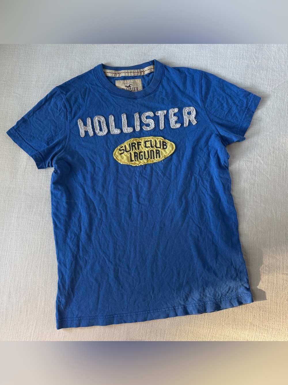 Vintage Y2K Hollister Surf Club Laguna Blue Graphic Tee